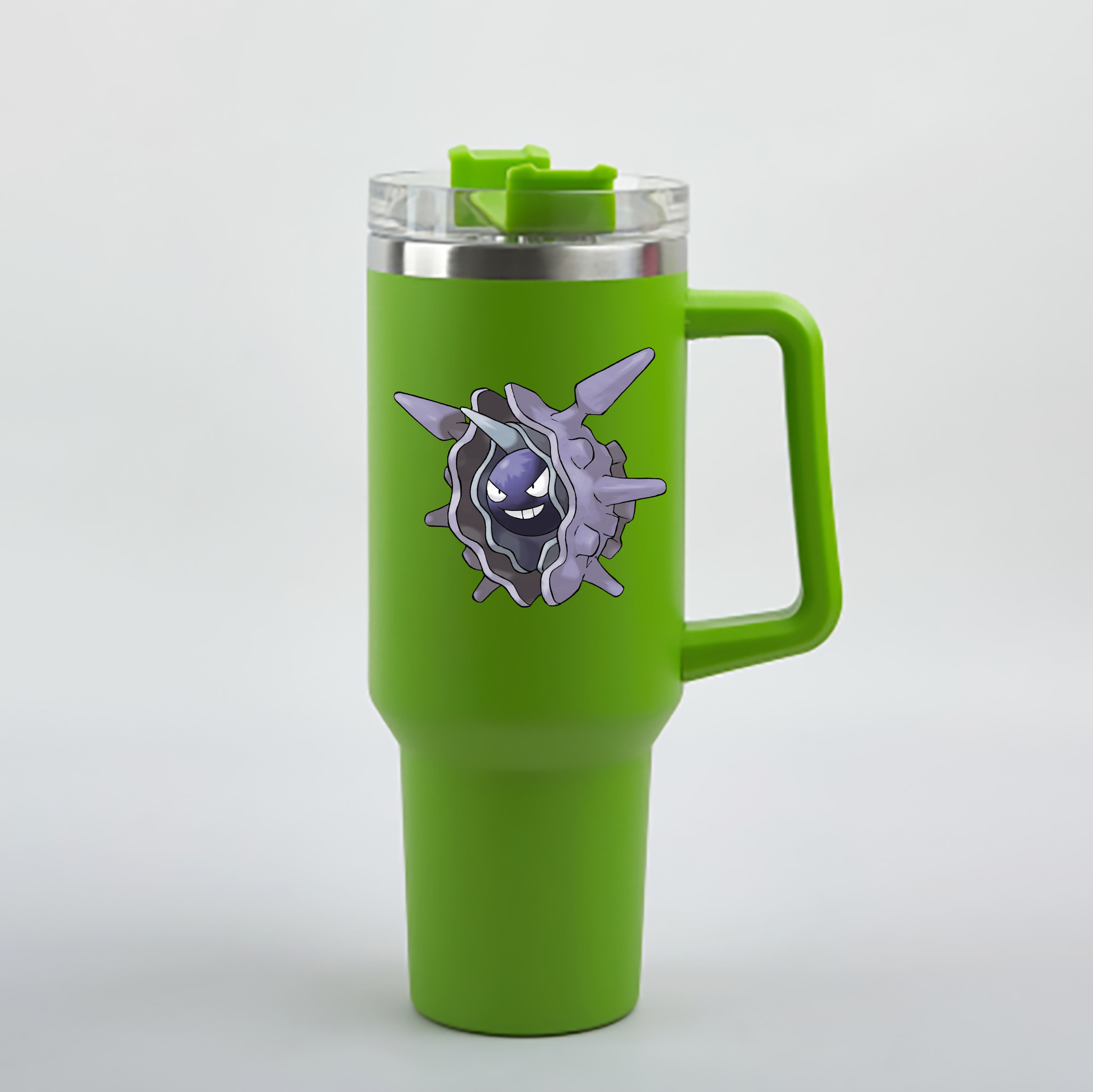 （画像用） ポケットモンスター Pokémon 1200mL車用タンブラー - クリスタルステッカー（プラスチックストロー付き）